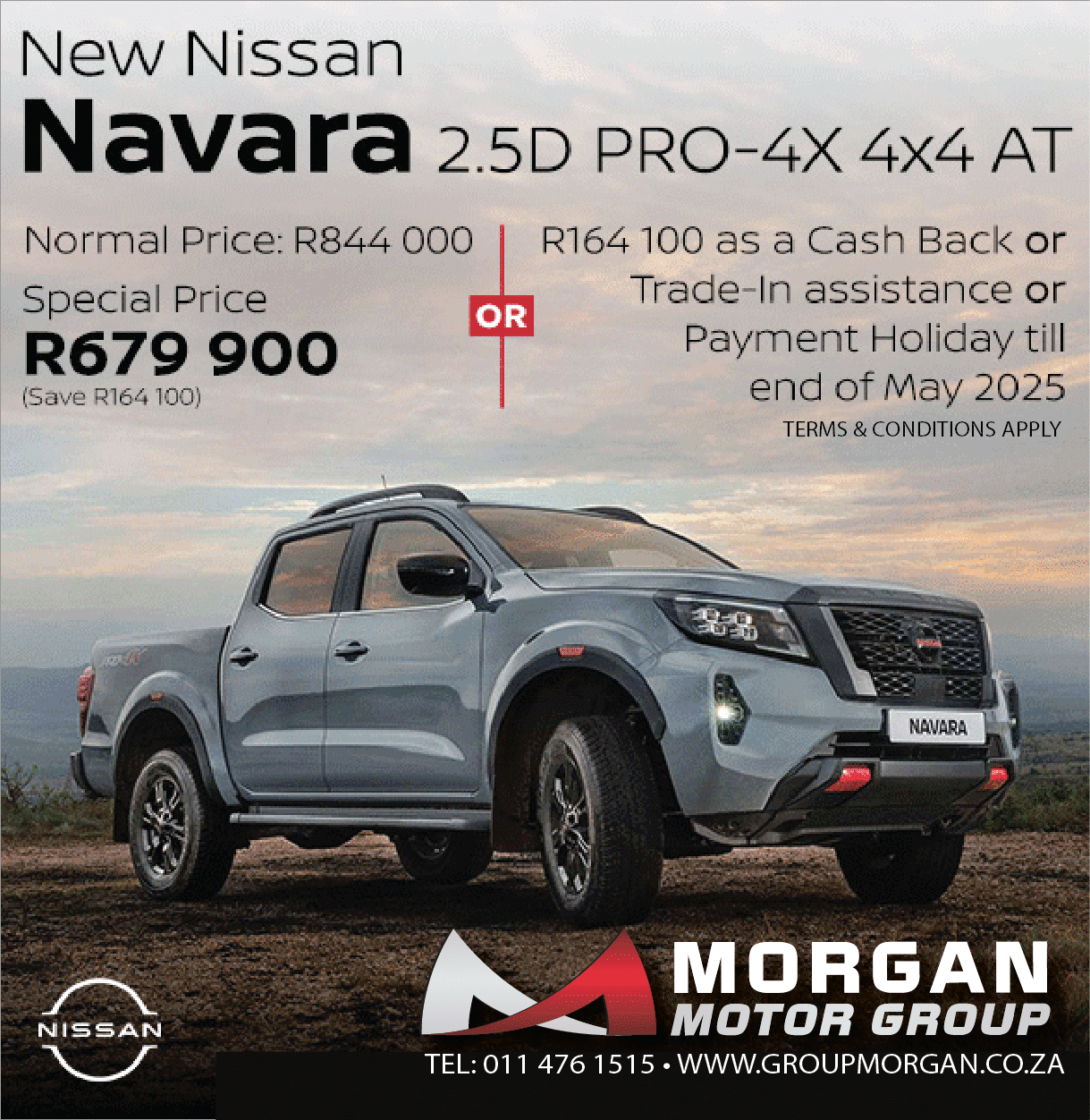 New Nissan Navara Special Offer! image from Morgan Nissan Northcliff