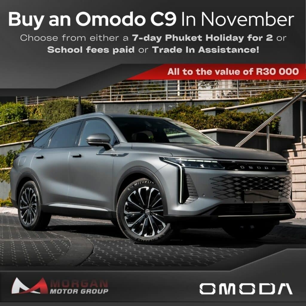 Drive Away in an OMODA C9 This November and Choose Your Reward! image from Morgan Group