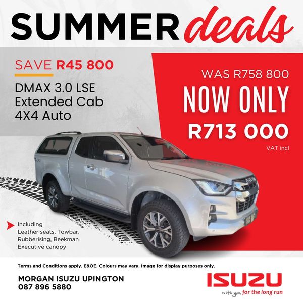 SUMMER offers! image from Morgan Isuzu