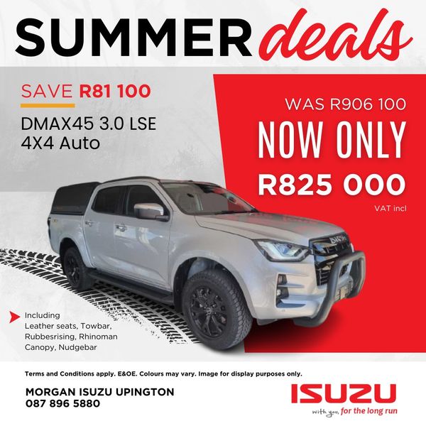 SUMMER offers! image from Morgan Isuzu