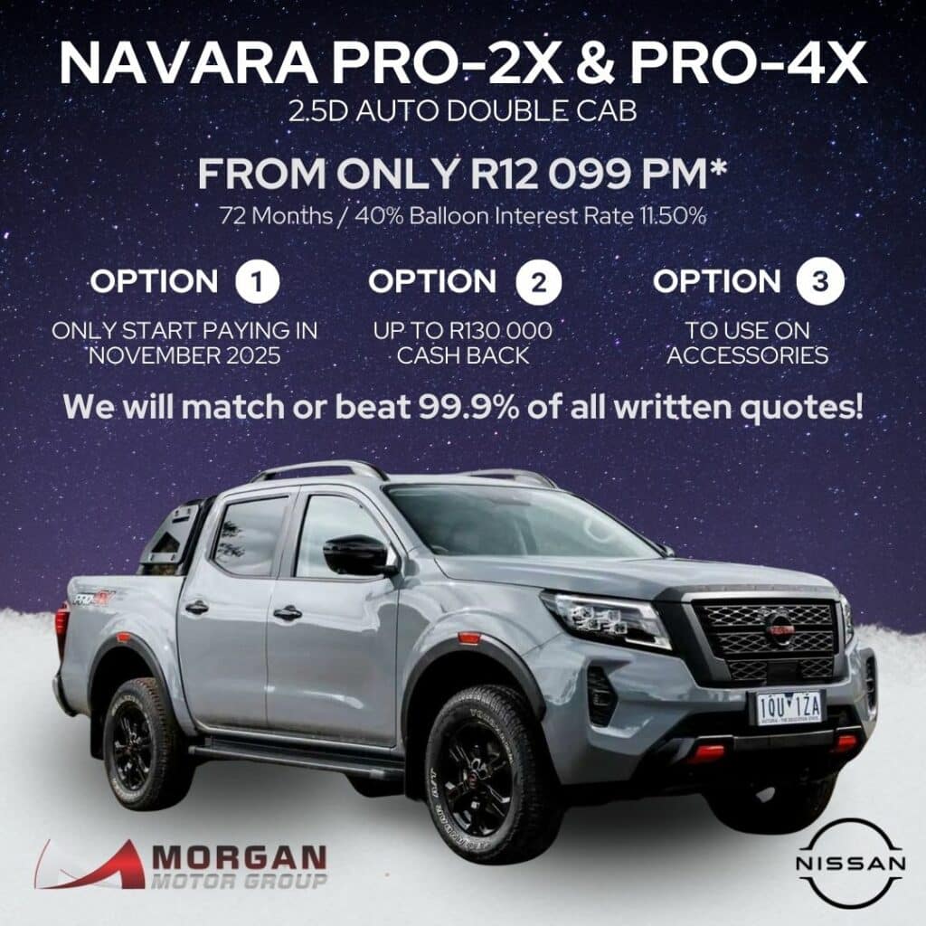 Navara Pro-2X & Pro-4X image from Morgan Group